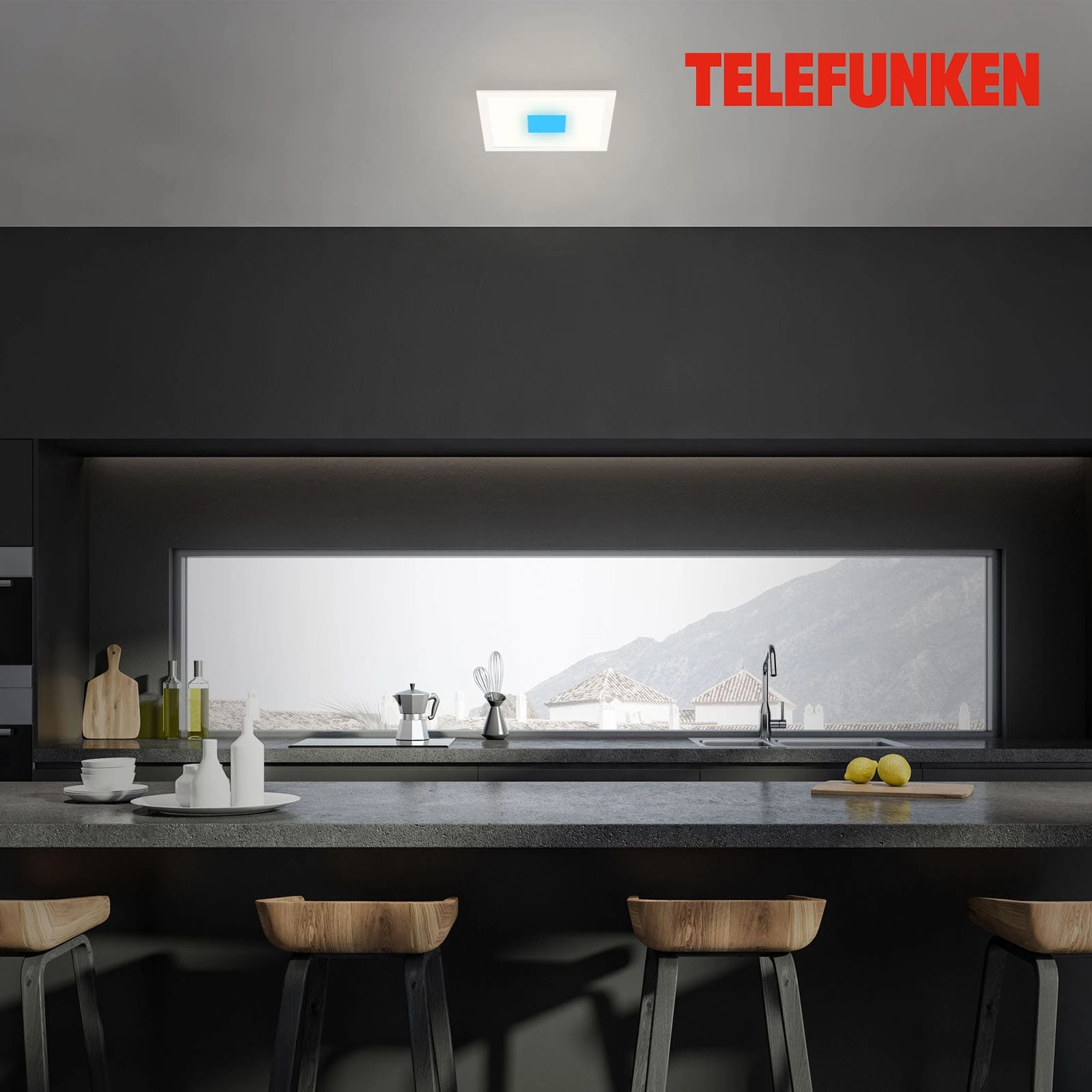 TELEFUNKEN LED Panel, Memory, Fernbedienung, RGB, Timer