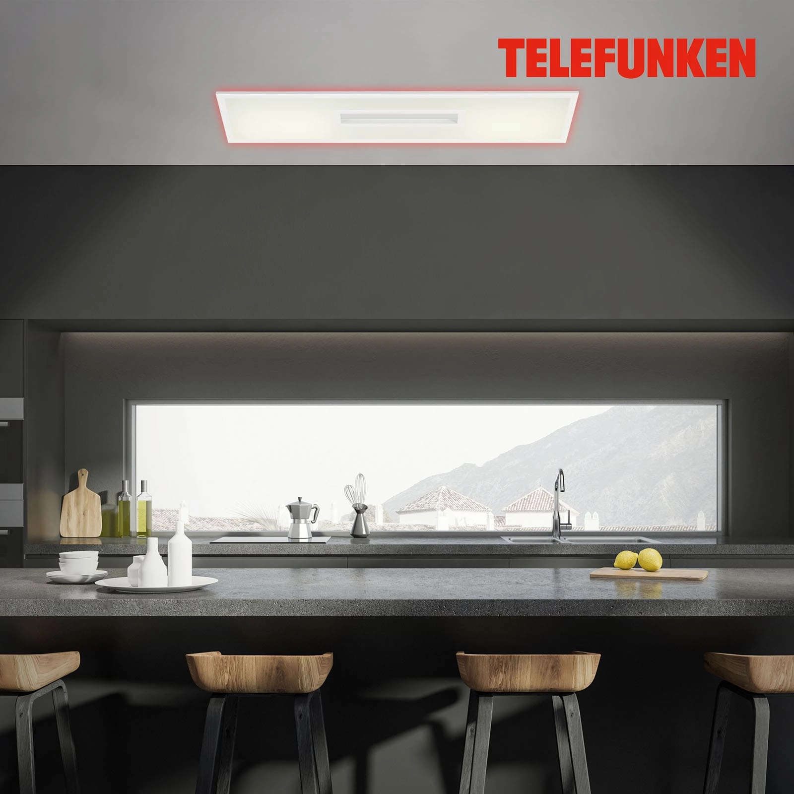 TELEFUNKEN LED Panel, Memory, Fernbedienung, RGB, Timer, Backlight