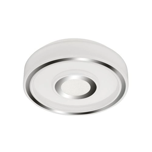 LED Bad Deckenleuchte, Ø 28 cm, LED-Platine, 12W, 1200 lm, chrom-Kristall