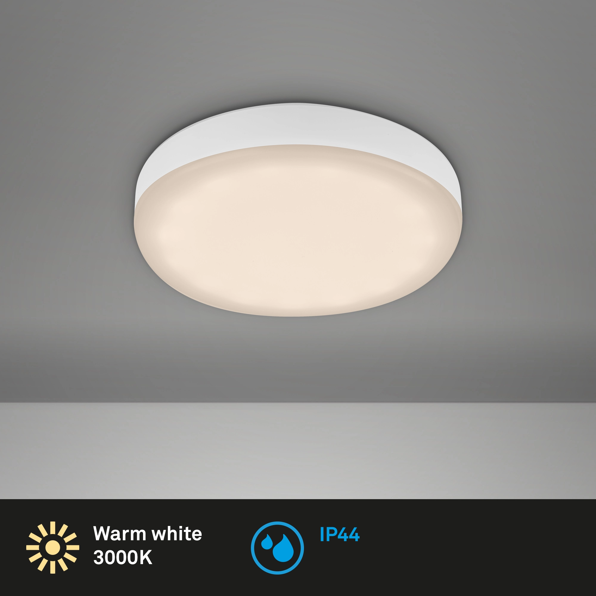 LED Einbauleuchte, Ø 7,5 cm, 3 W, 350 lm, Weiß
