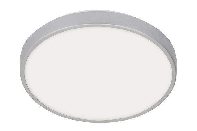 LED Deckenleuchte, Ø 29 cm, 15 W, Weiß-Chrom