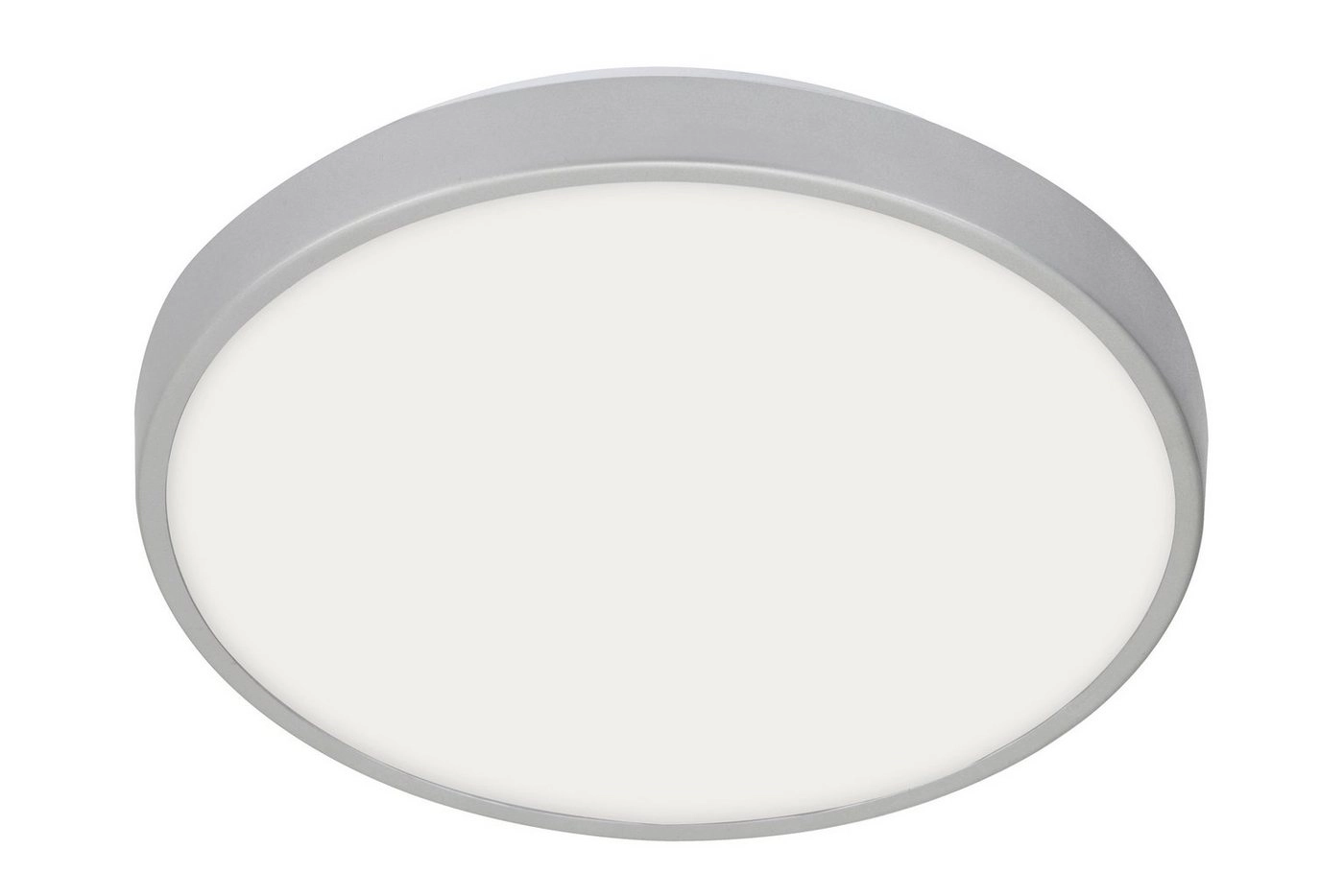LED Deckenleuchte, Ø 29 cm, 15 W, Weiß-Chrom