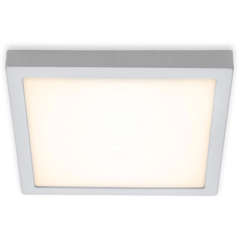 LED Deckenleuchte, 30 cm, 21 W, Chrom-Matt