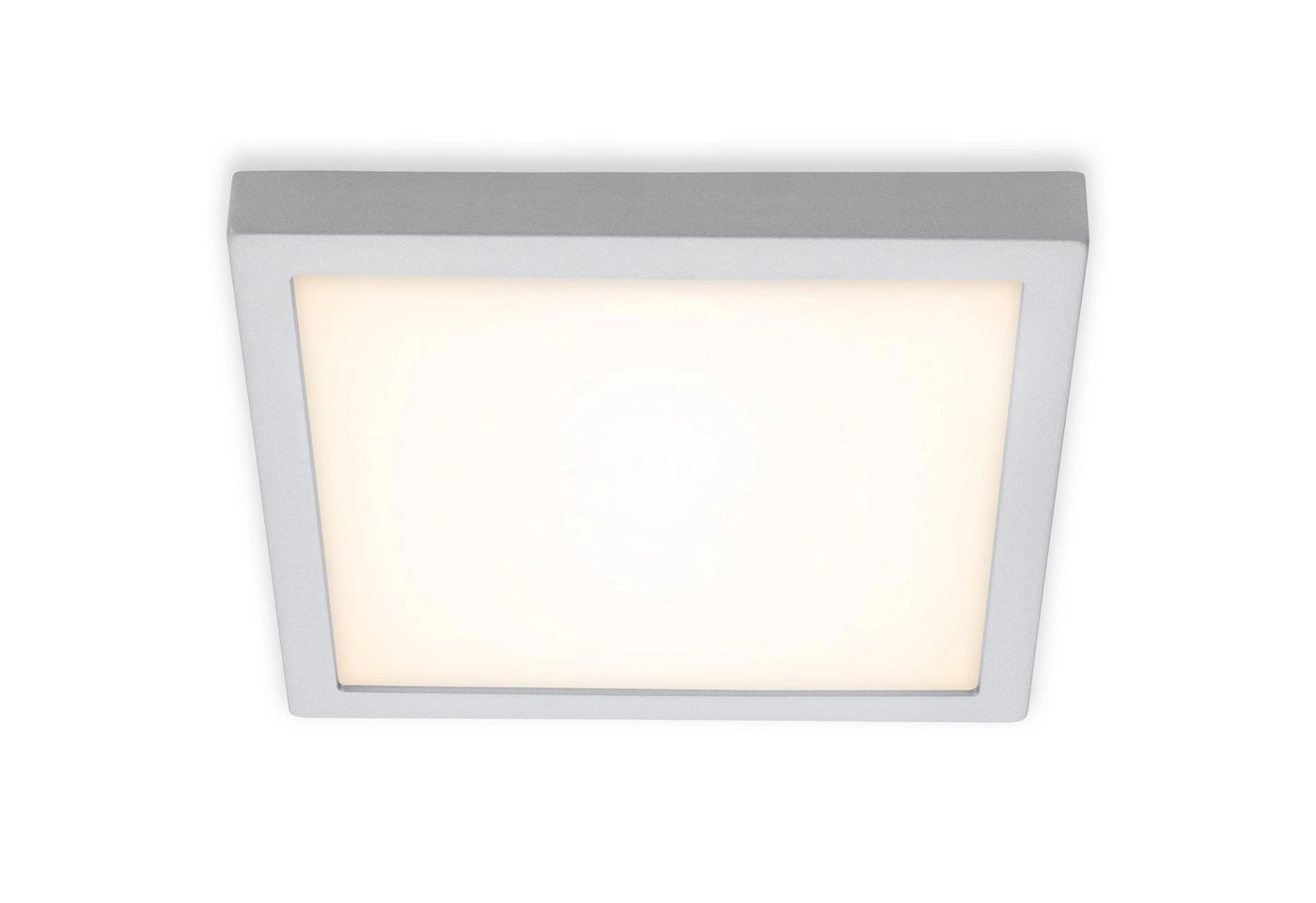 LED Deckenleuchte, 30 cm, 21 W, Chrom-Matt