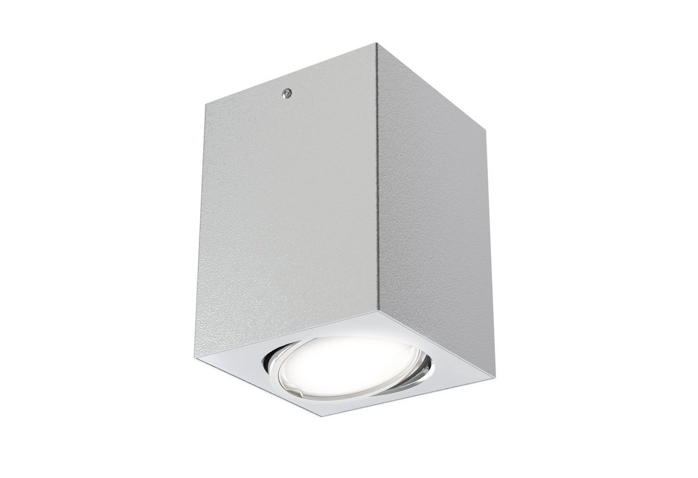 LED Aufbauleuchte, 10,5 cm, 5 W, Silber
