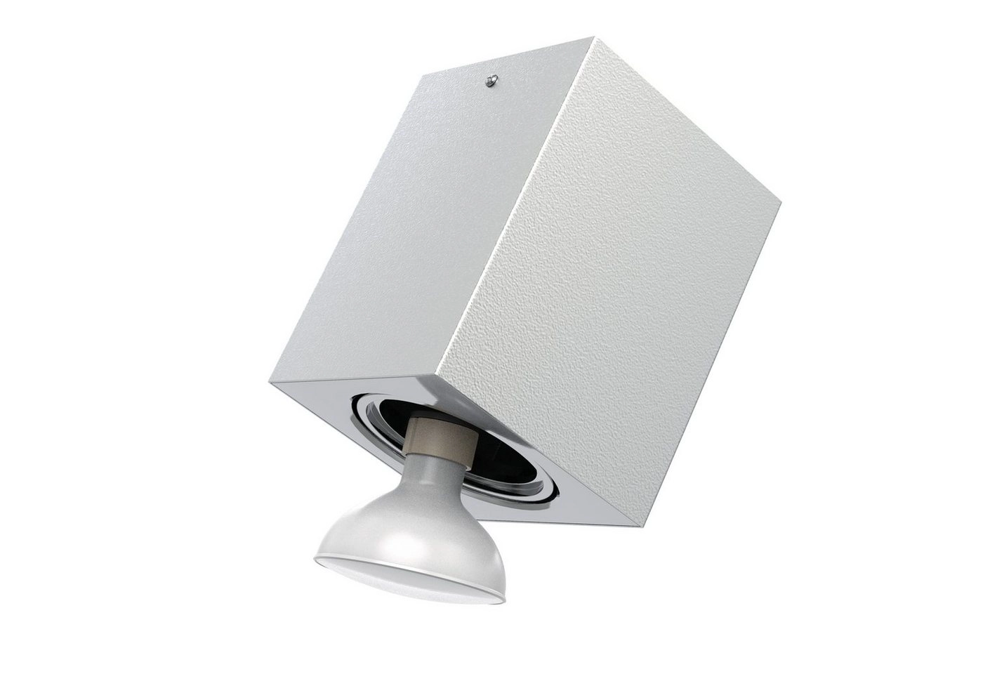 LED Aufbauleuchte, 10,5 cm, 5 W, Silber