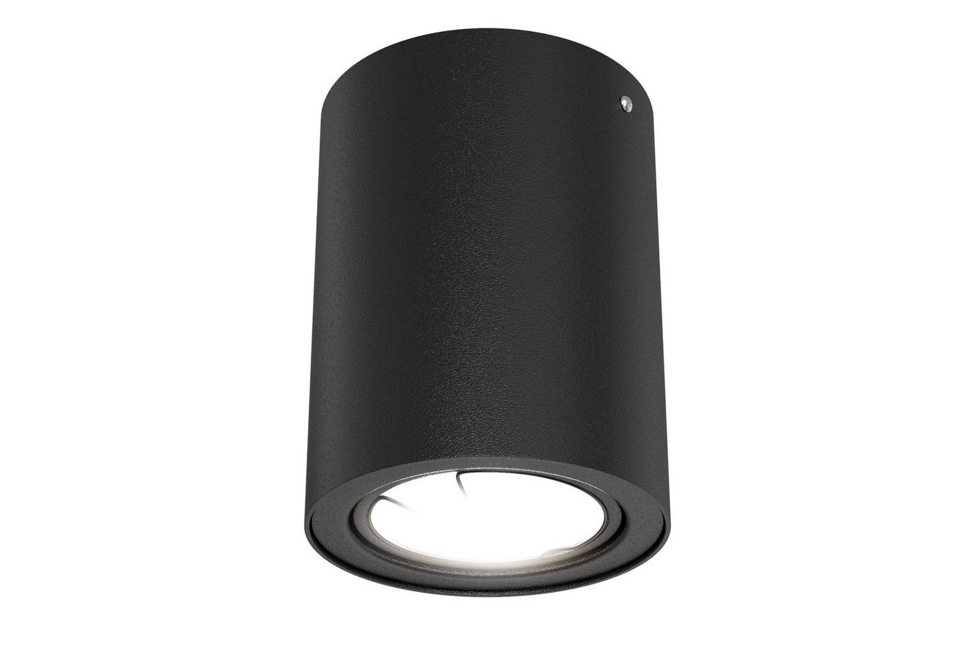 LED Aufbauleuchte, 10,5 cm, 5 W, Schwarz