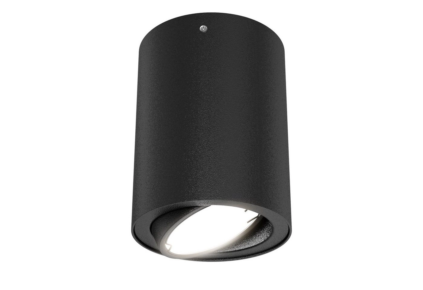 LED Aufbauleuchte, 10,5 cm, 5 W, Schwarz