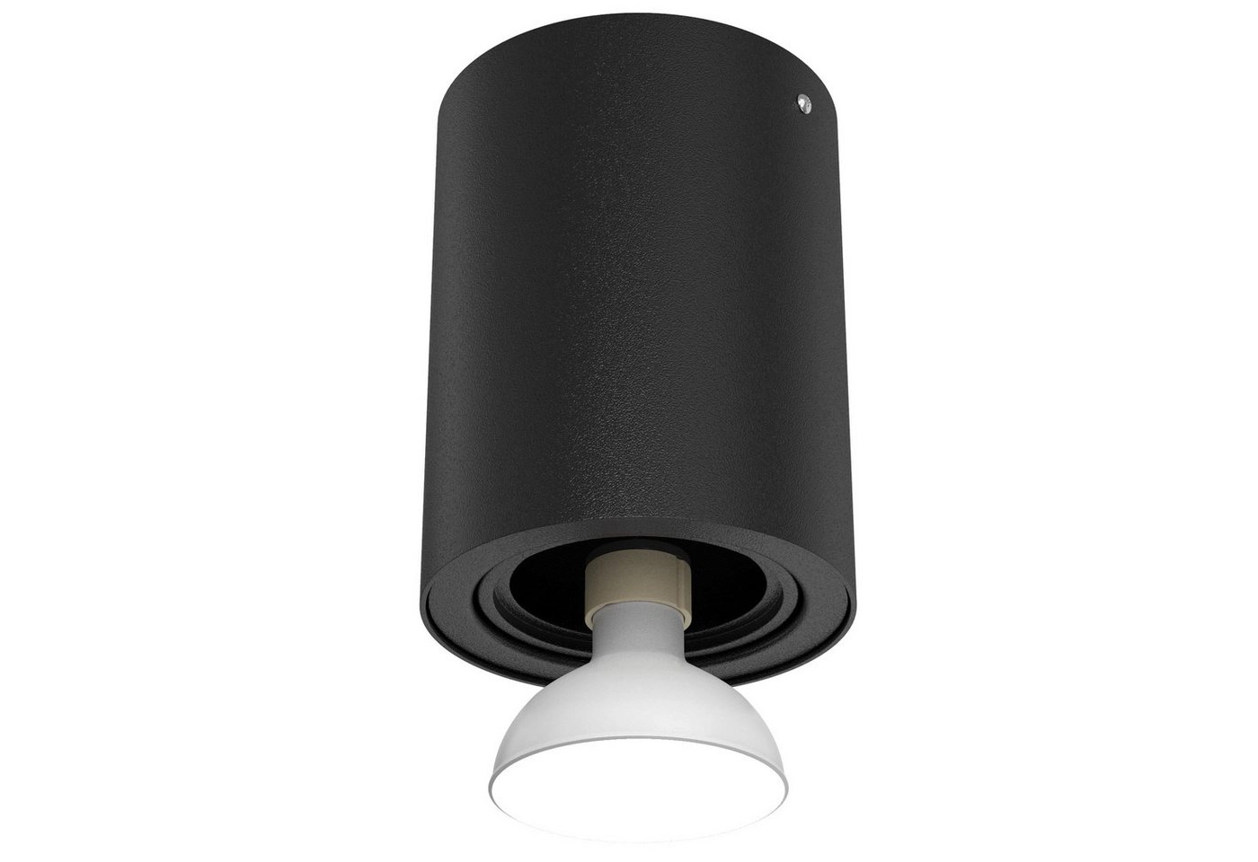 LED Aufbauleuchte, 10,5 cm, 5 W, Schwarz