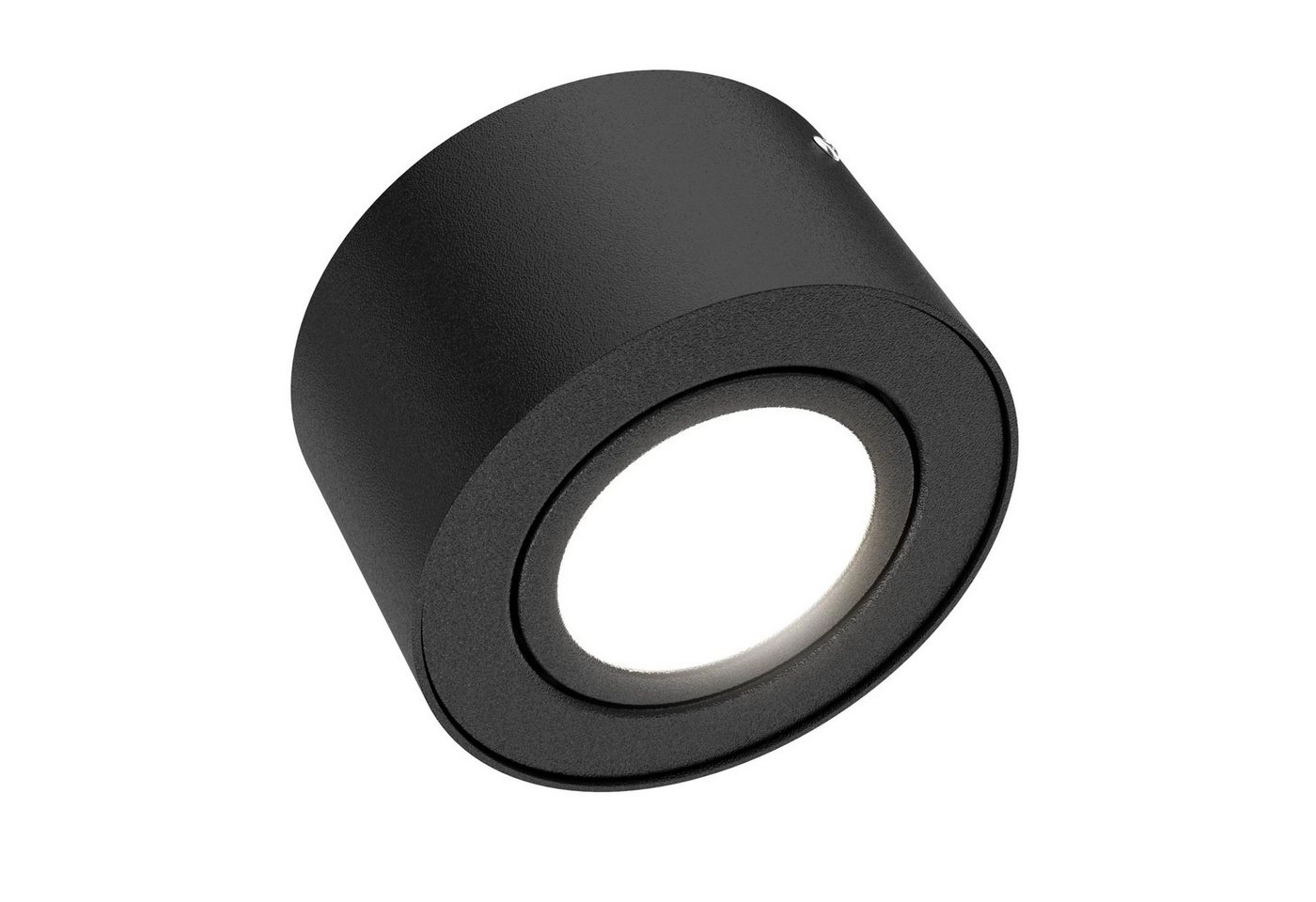 LED Aufbauleuchte, Ø 9 cm, 5 W, Schwarz