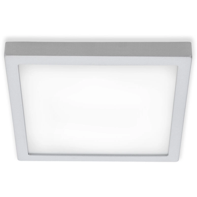 LED Deckenleuchte, 30 cm, 21 W, Chrom-Matt