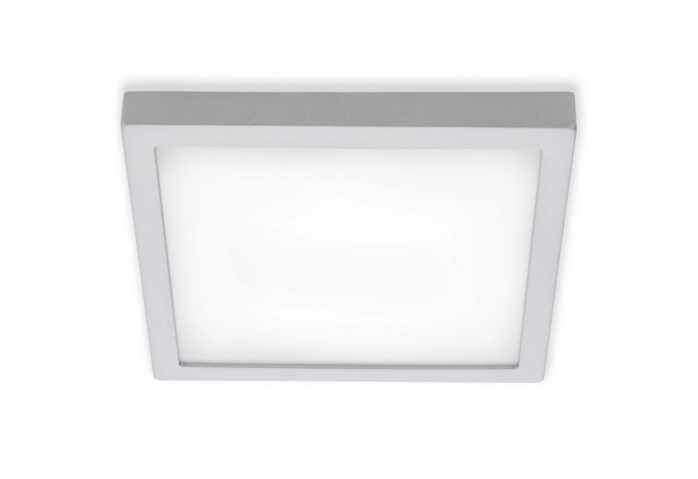 LED Deckenleuchte, 30 cm, 21 W, Chrom-Matt