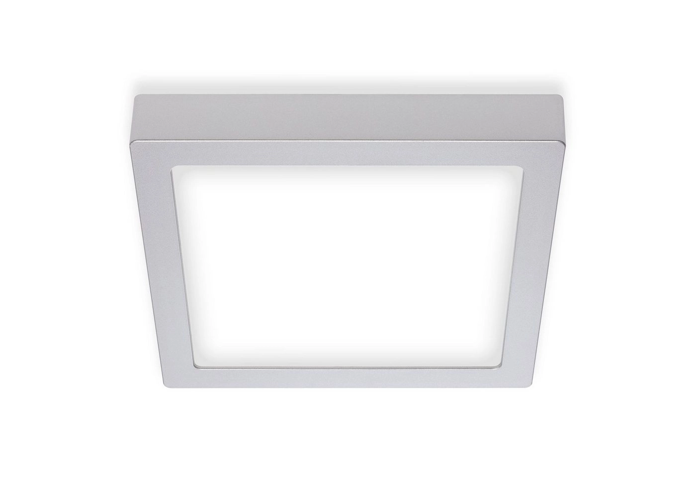 LED Deckenleuchte, 22,5 cm, 16,5 W, Chrom-Matt