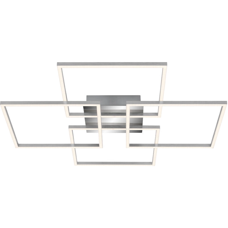 LED Wand- und Deckenleuchte, 72,4 cm, 57 W, Alu-Chrom