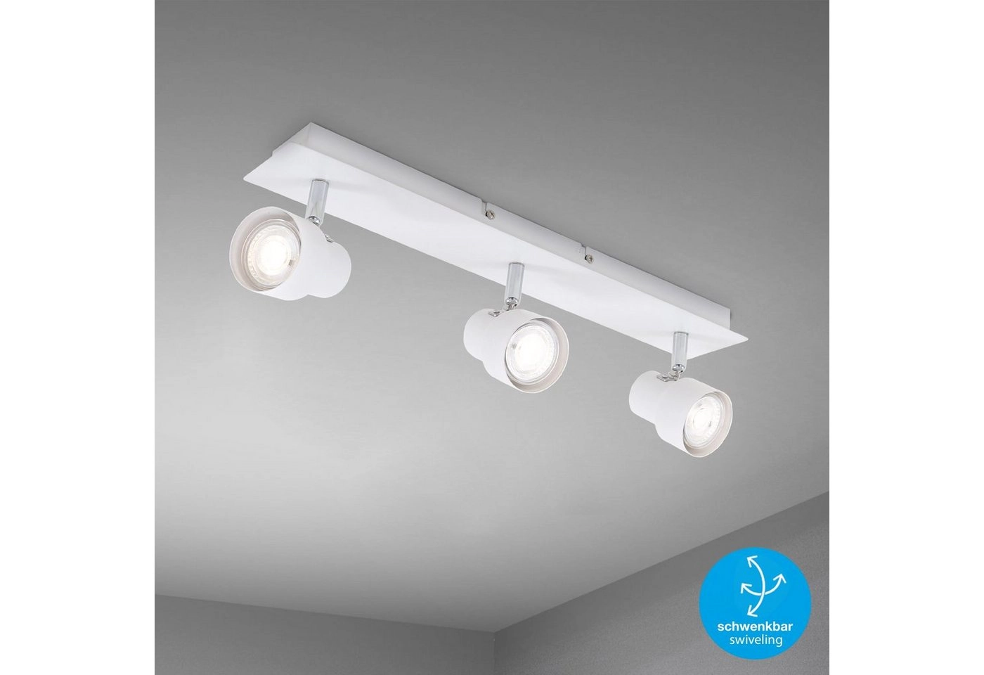 LED Spot Deckenleuchte, 45 cm, 15 W, Weiß