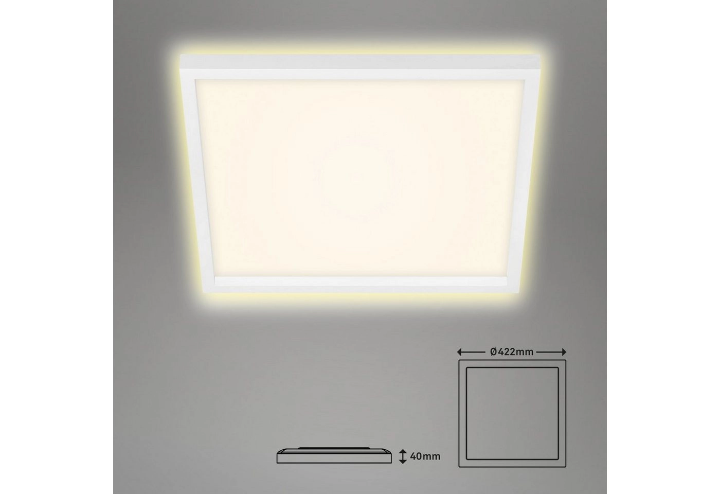 LED Panel, 42,2 cm, 3000 LUMEN, 22 WATT, Weiß