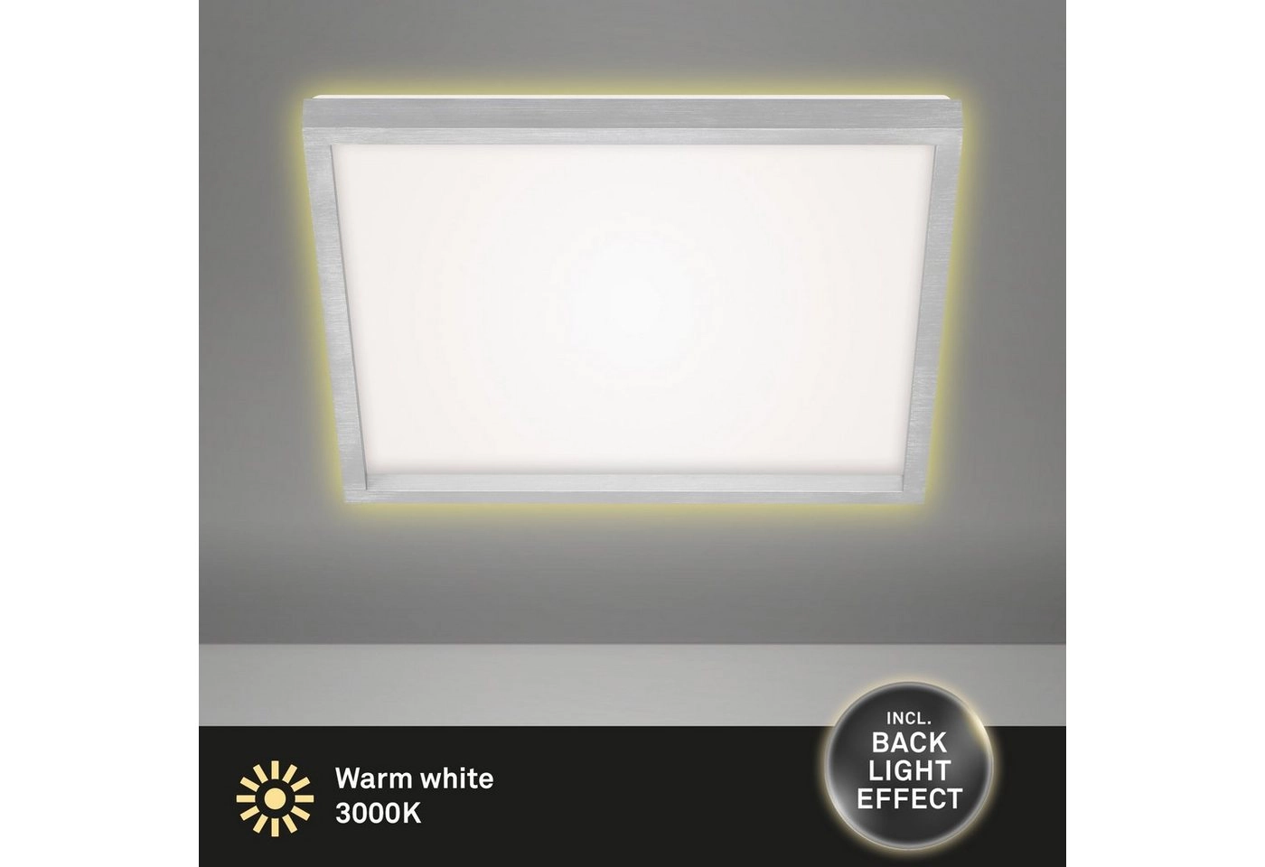 LED Panel, 42,2 cm, 3000 LUMEN, 22 WATT, Alu