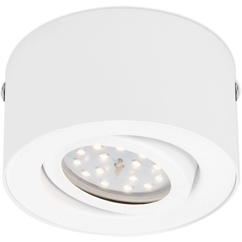 LED Aufbauleuchte, Ø 9 cm, 5 W, Weiß