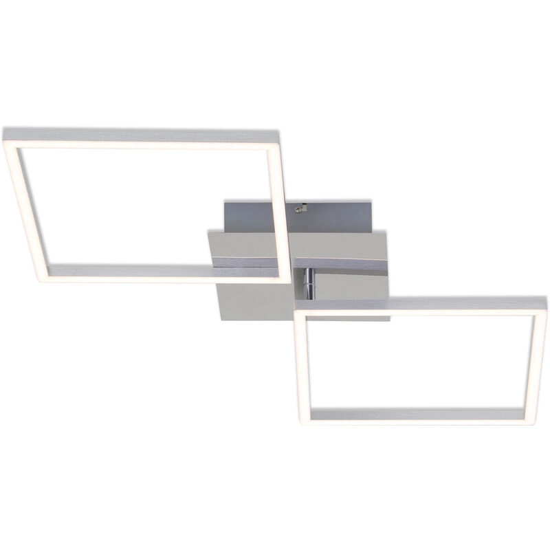 LED Deckenleuchte, 76,3 cm, 32 W, Alu-Chrom