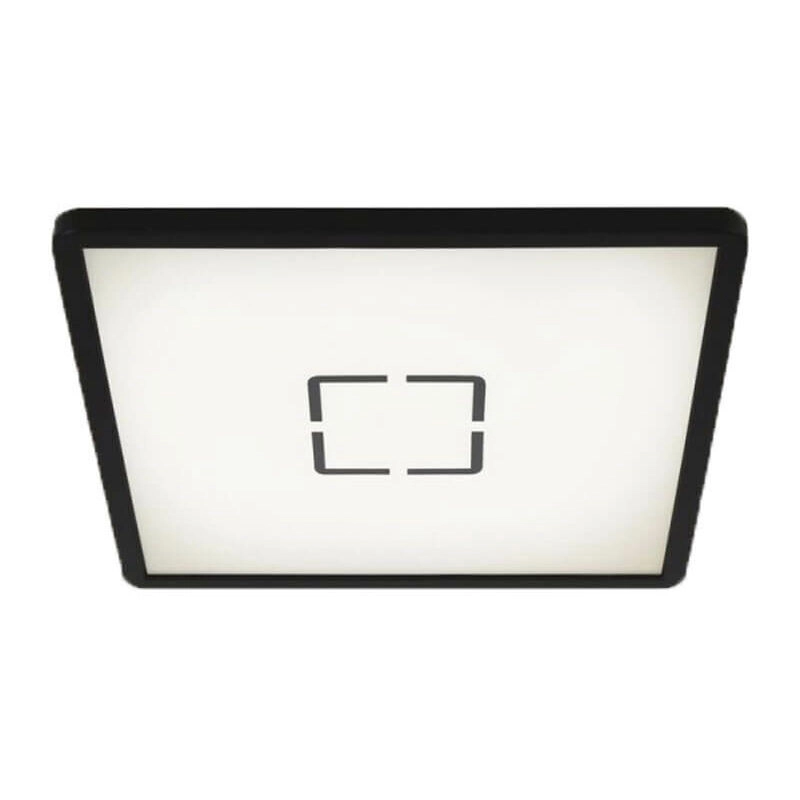 Slim LED Panel, 19 cm, 1400 LUMEN, 12 WATT, Schwarz