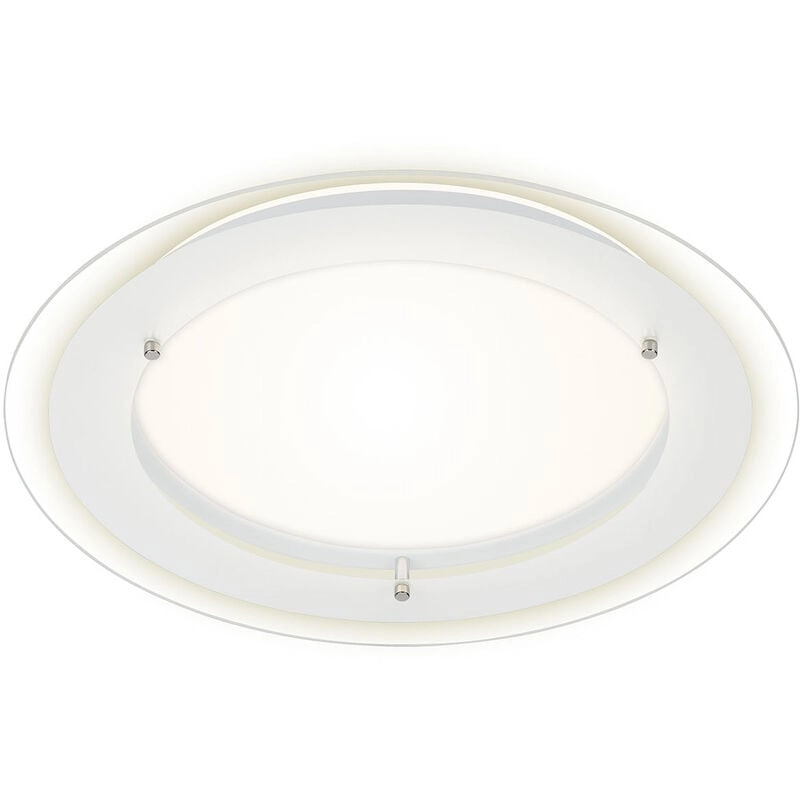 LED Deckenleuchte, Ø 40 cm, 18 W, Weiß