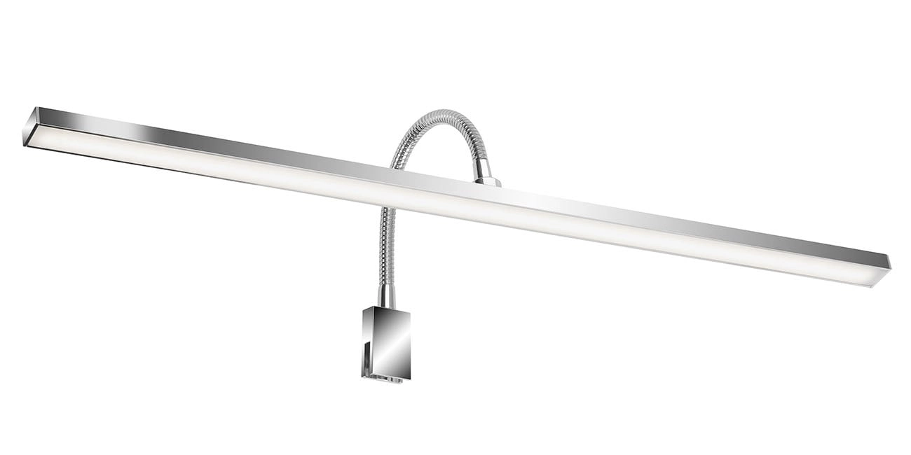 LED Spiegelleuchte, 60 cm, 7 W, Chrom