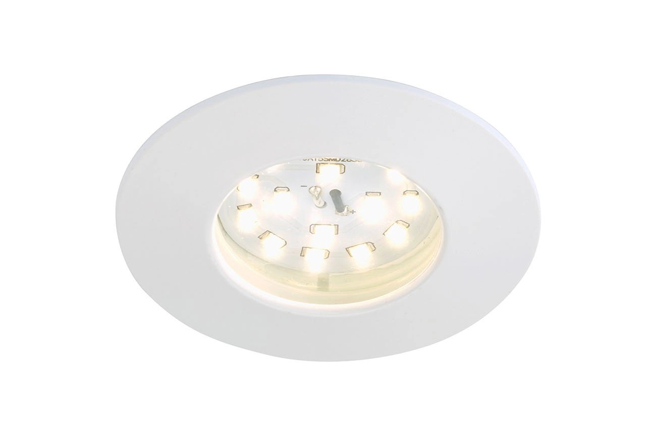 LED Einbauleuchte, Ø 7,5 cm, 5,5 W, Weiß