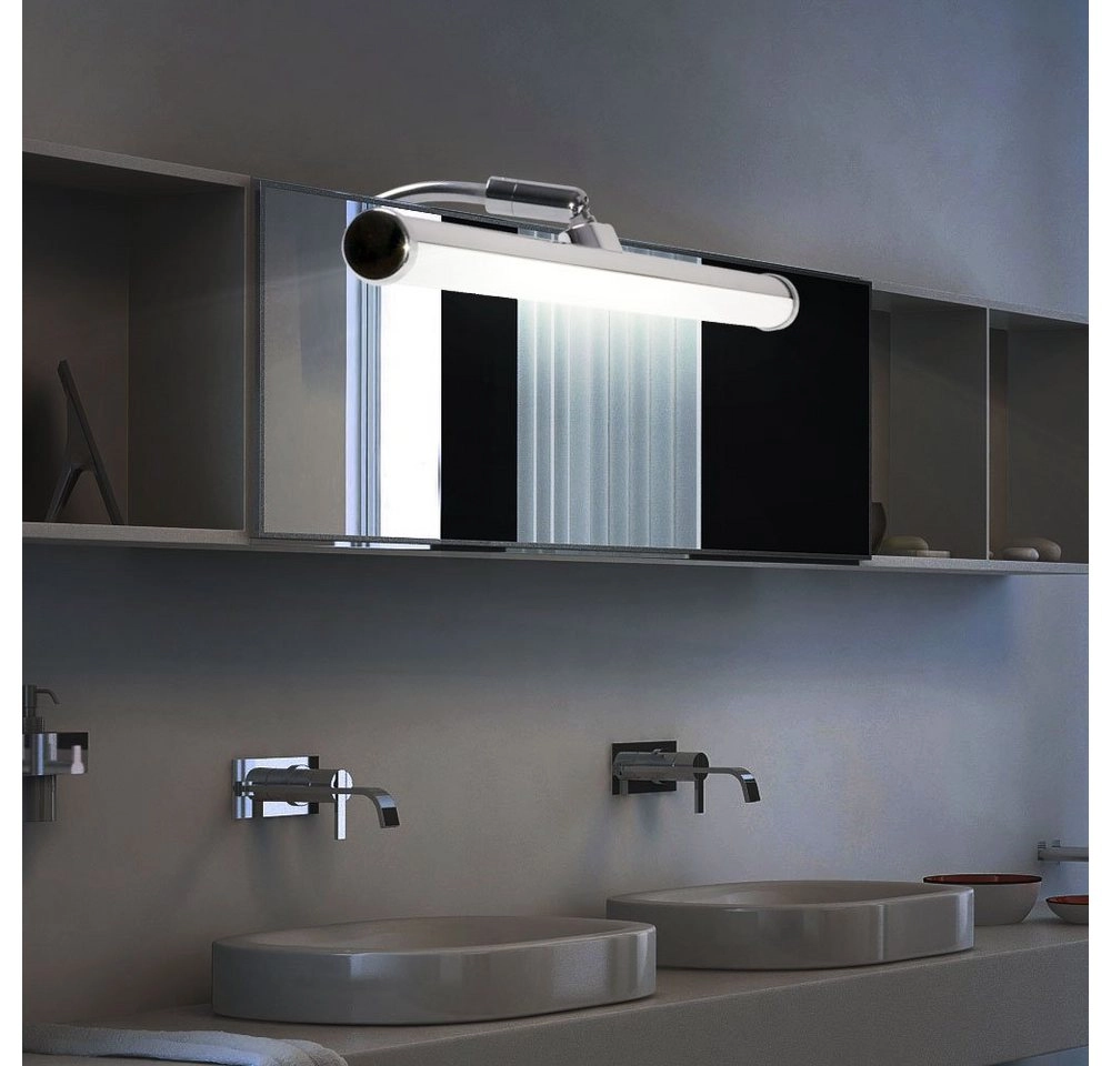 LED Spiegelleuchte, 40 cm, 5,5 W, Chrom
