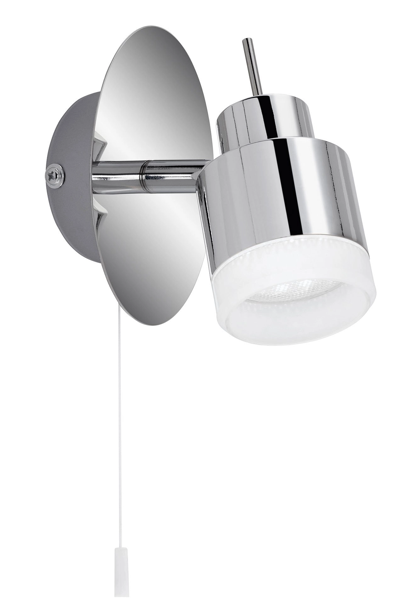 LED Spot Wandleuchte, 11 cm, 4 W, Chrom