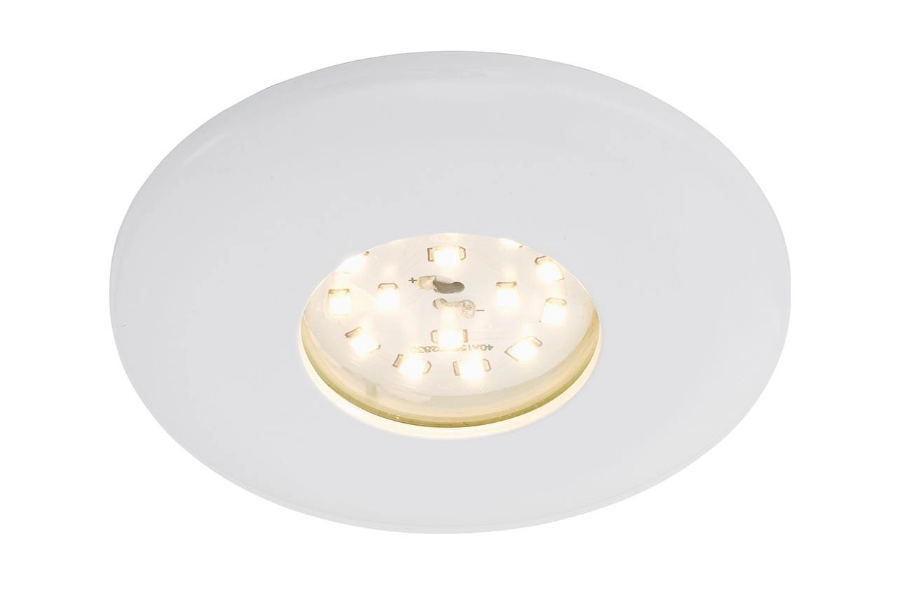 LED Einbauleuchte, Ø 9,3 cm, 5 W, Weiß