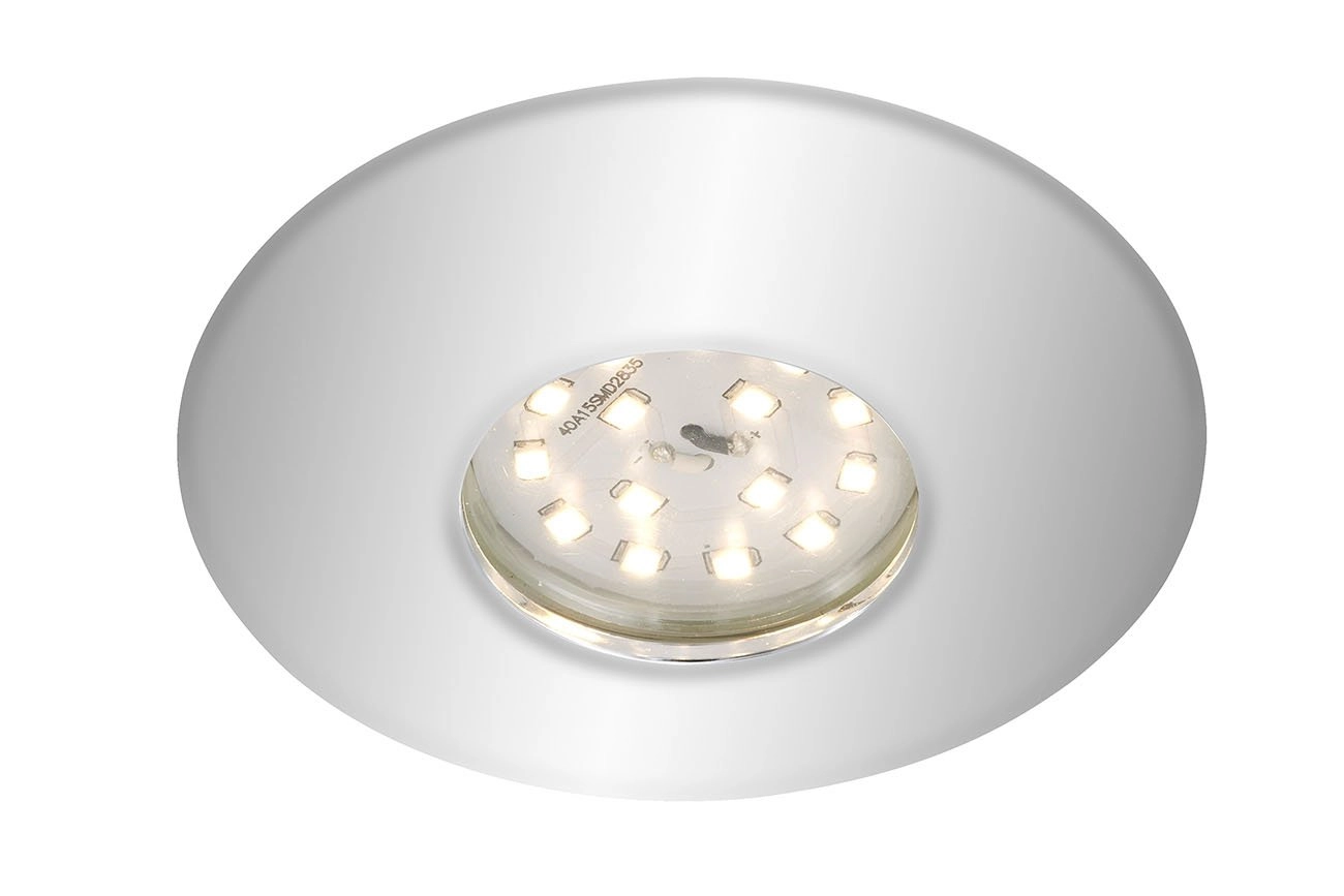 LED Einbauleuchte, Ø 9,3 cm, 5 W, Chrom