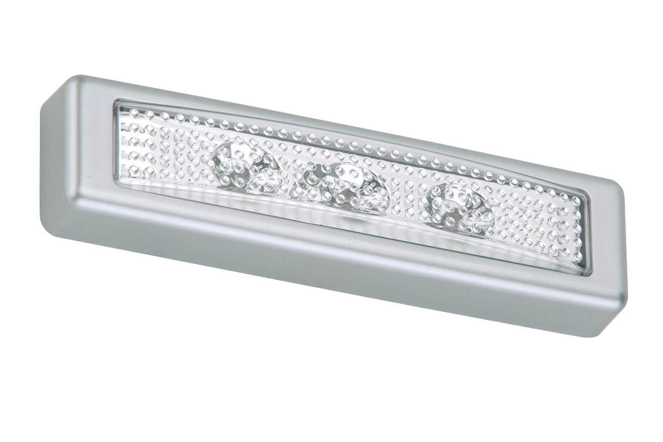 LED Push-Light, 16 cm, 0,06 W, Titan