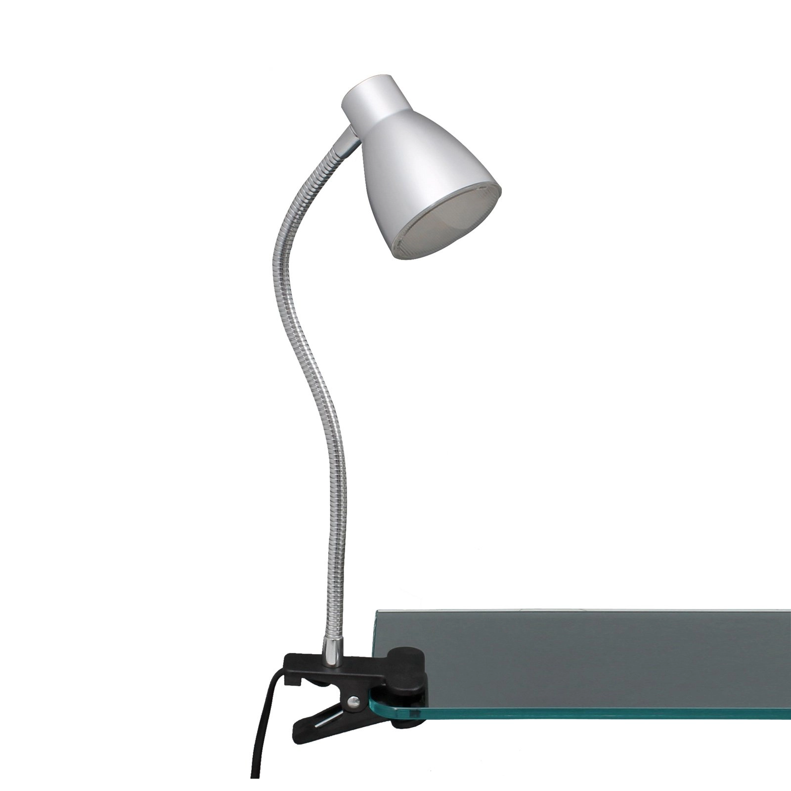 LED Klemmleuchte, 7 cm, 2,5 W, Titan