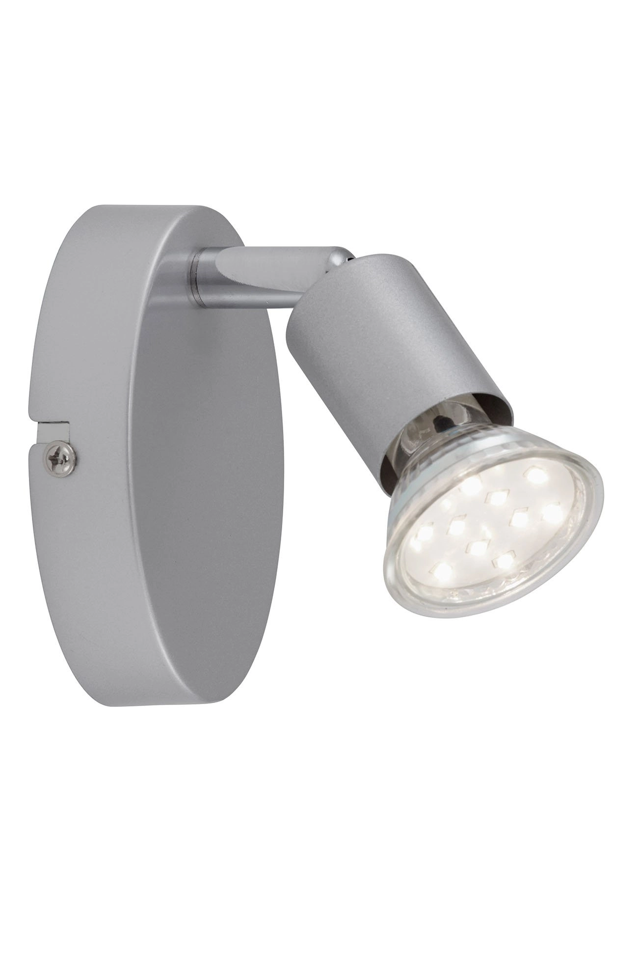 LED Spot Wandleuchte, 10,5 cm, 3 W, Titan