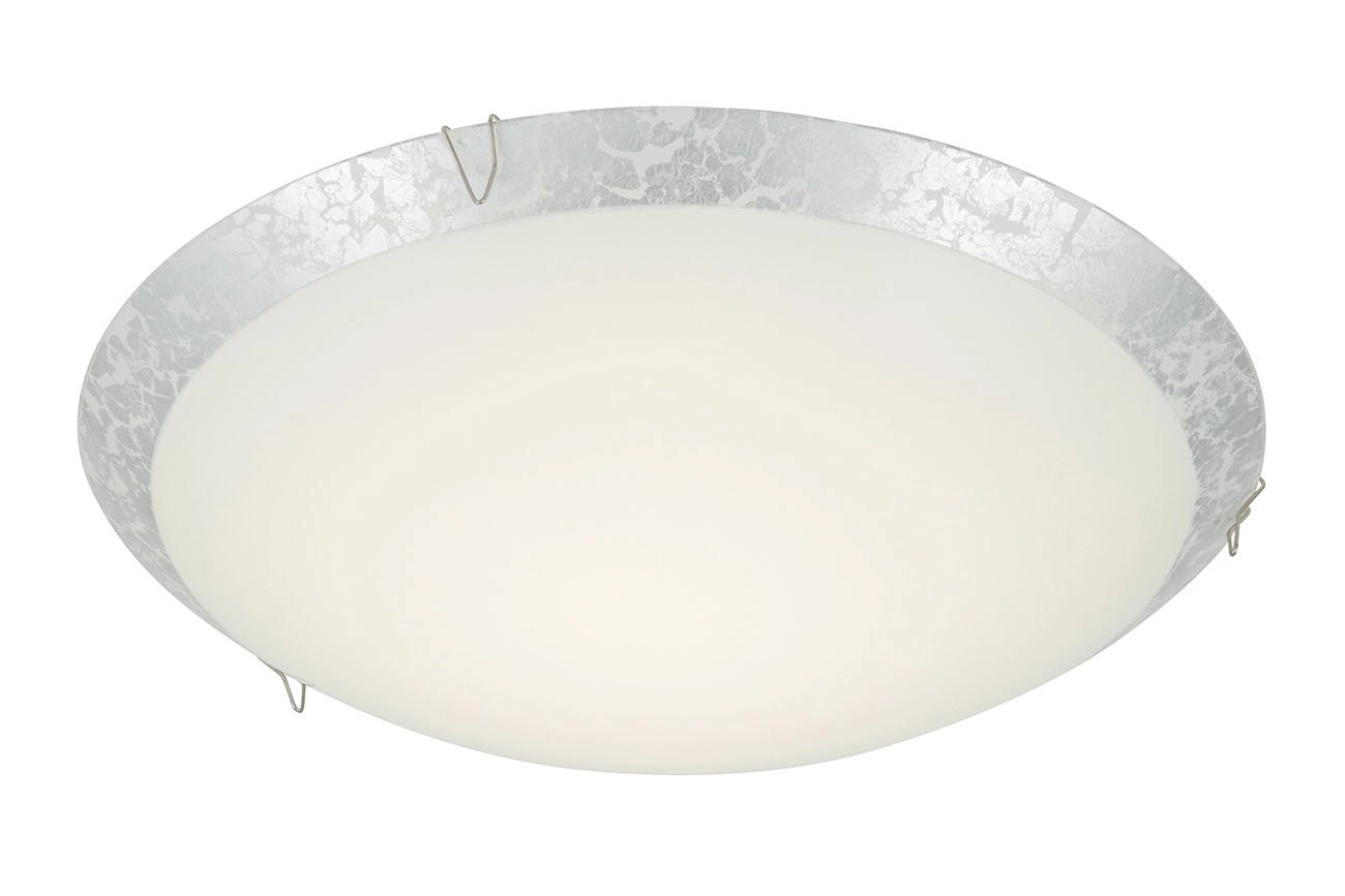 LED Deckenleuchte, Ø25 cm, 8,4 W, Silber