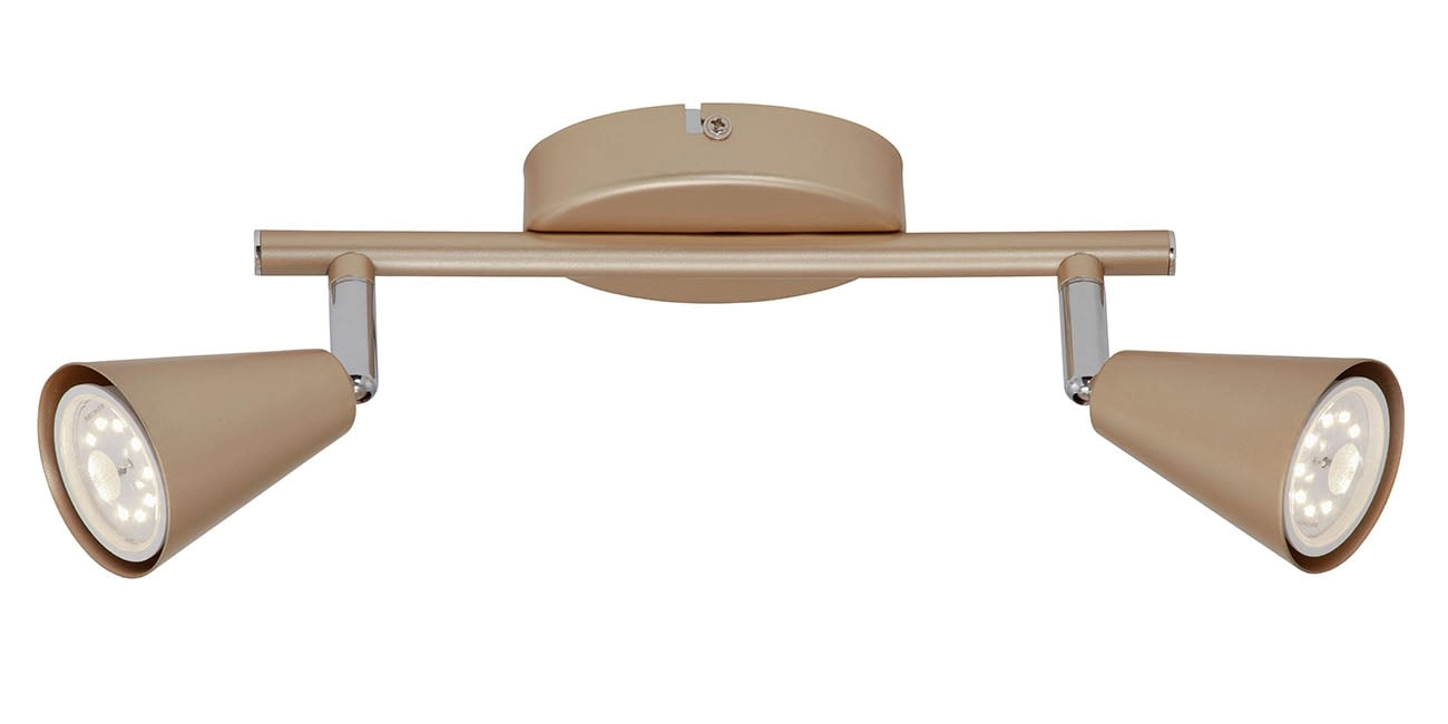 LED Spot Deckenleuchte, 25 cm, 10 W, Gold