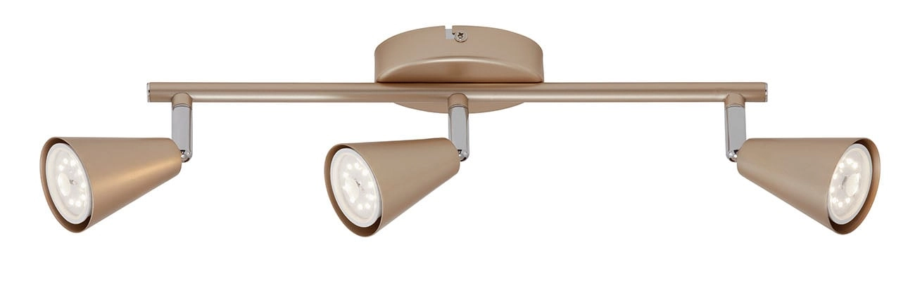 LED Spot Deckenleuchte, 38 cm, 15 W, Gold