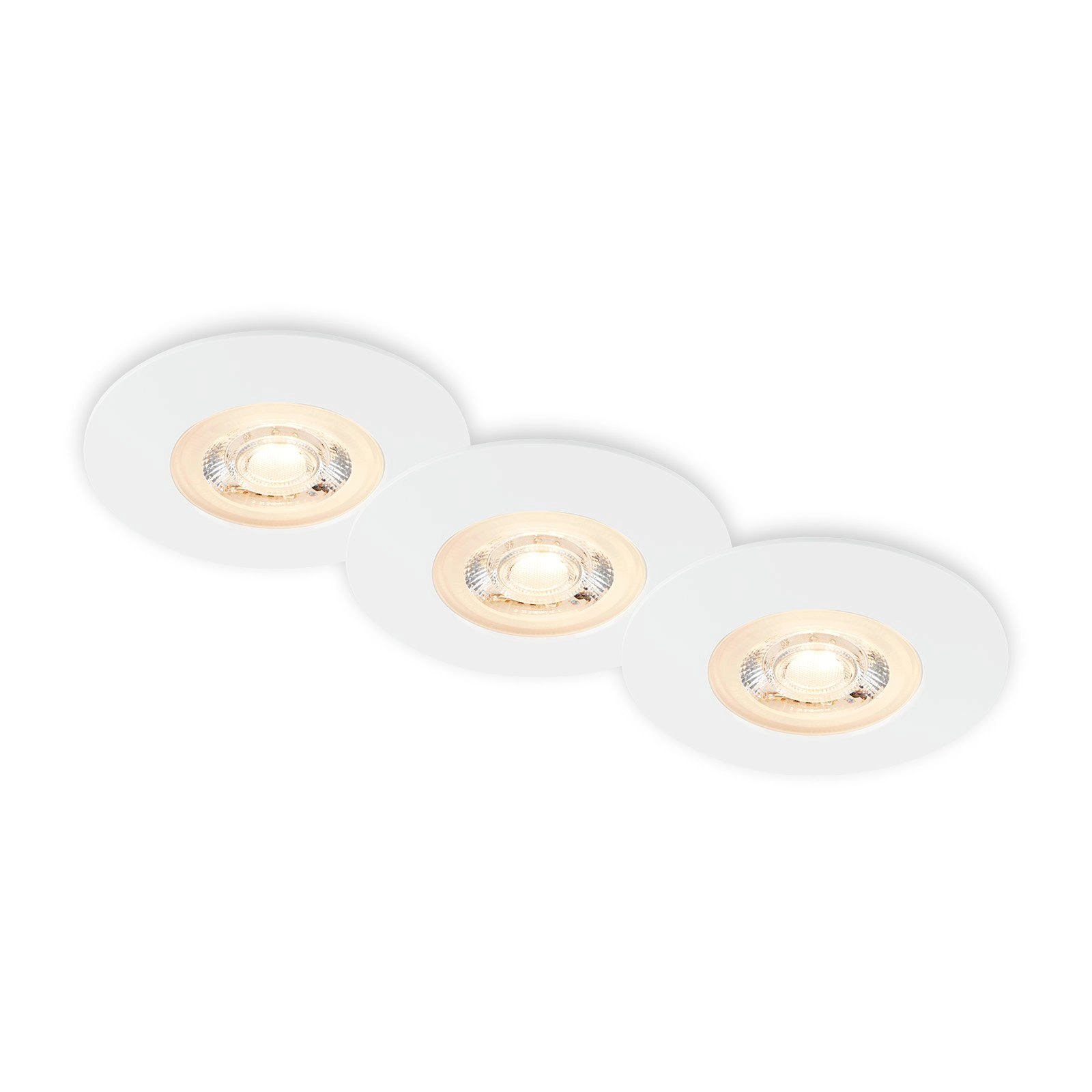 LED Einbauleuchten, Ø9 cm, 3x LED, 5 W, 480 lm, weiß