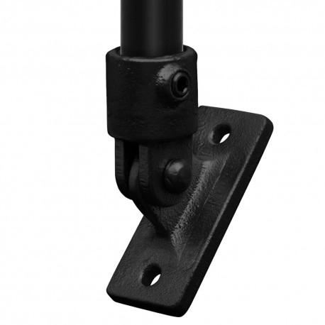 Rohrverbinder | Gelenkfuss  - Typ 51C - 33,7 mm (Schwarz) | Temperguss | KLEMP