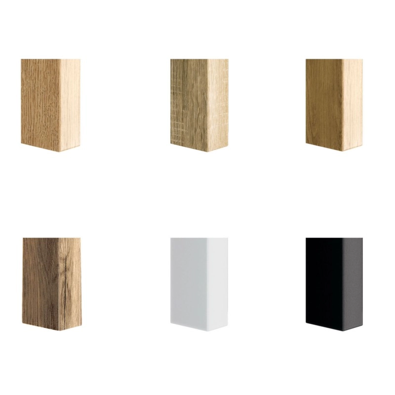 Klemp Musterset mit Farben für Wandlamellen, MINI Lamellenwand aus MDF 16x30 mm