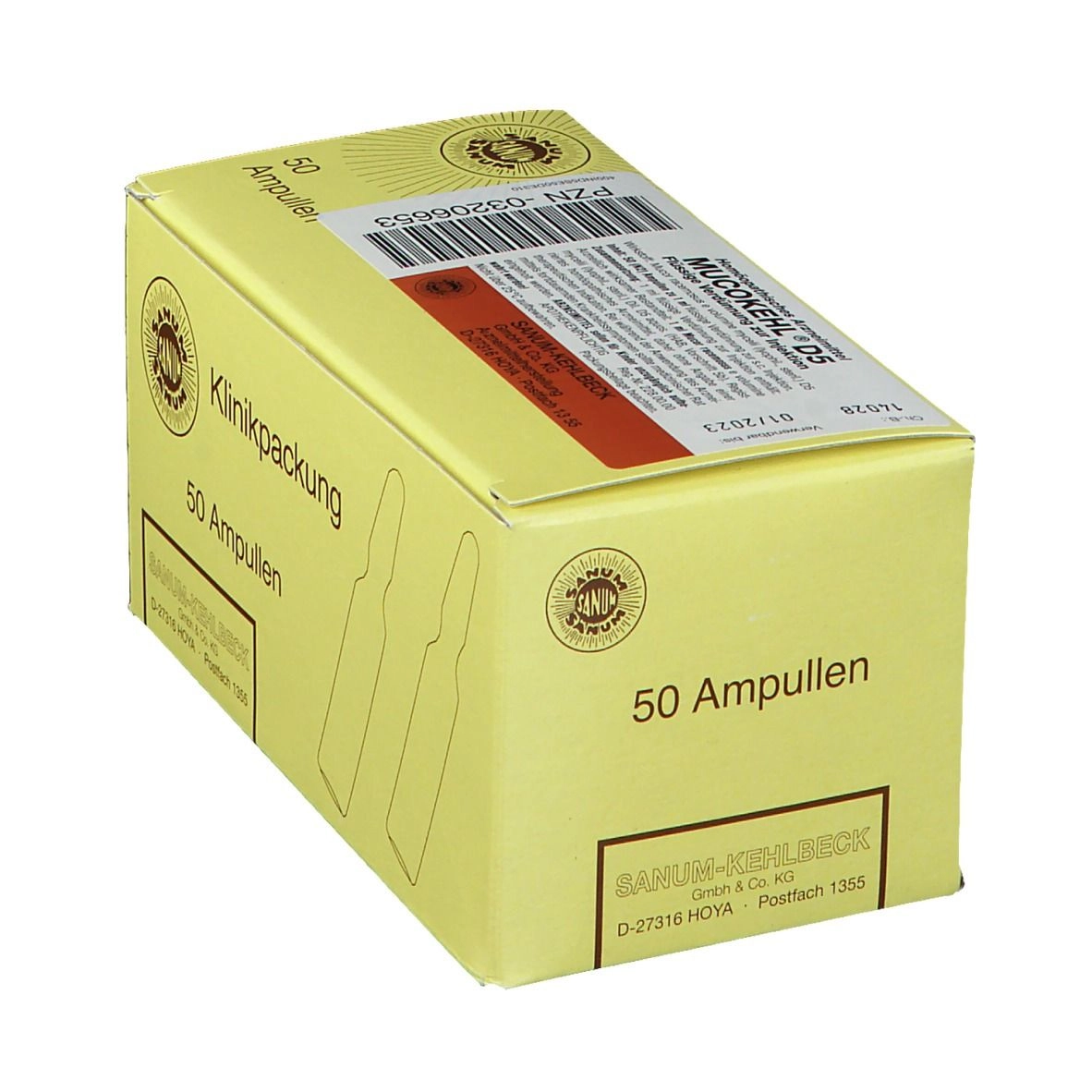 Mucokehl® D5 Ampullen