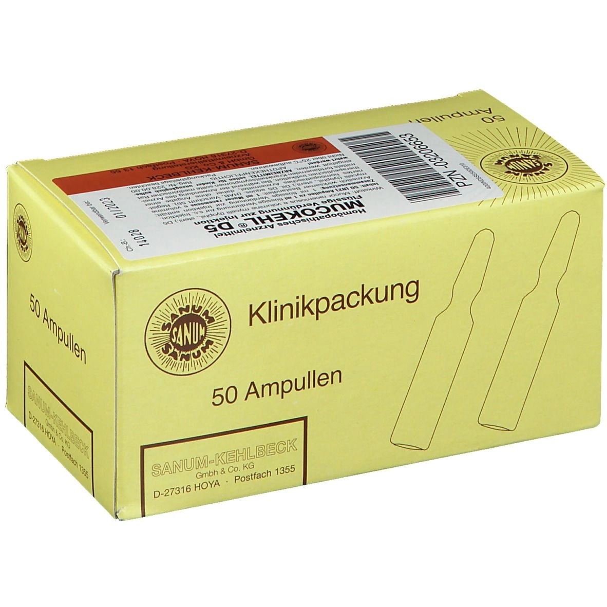 Mucokehl® D5 Ampullen