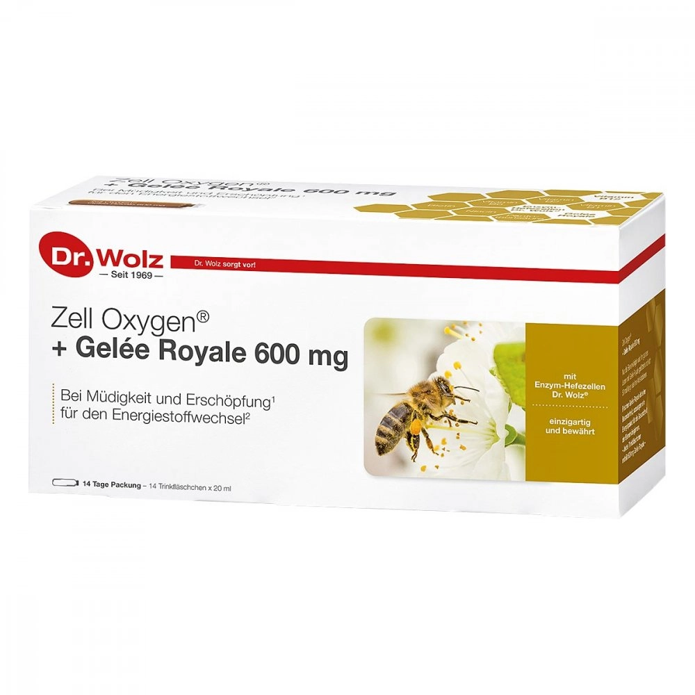 Zell Oxygen + Gelee Royale 600 mg Trinkampullen