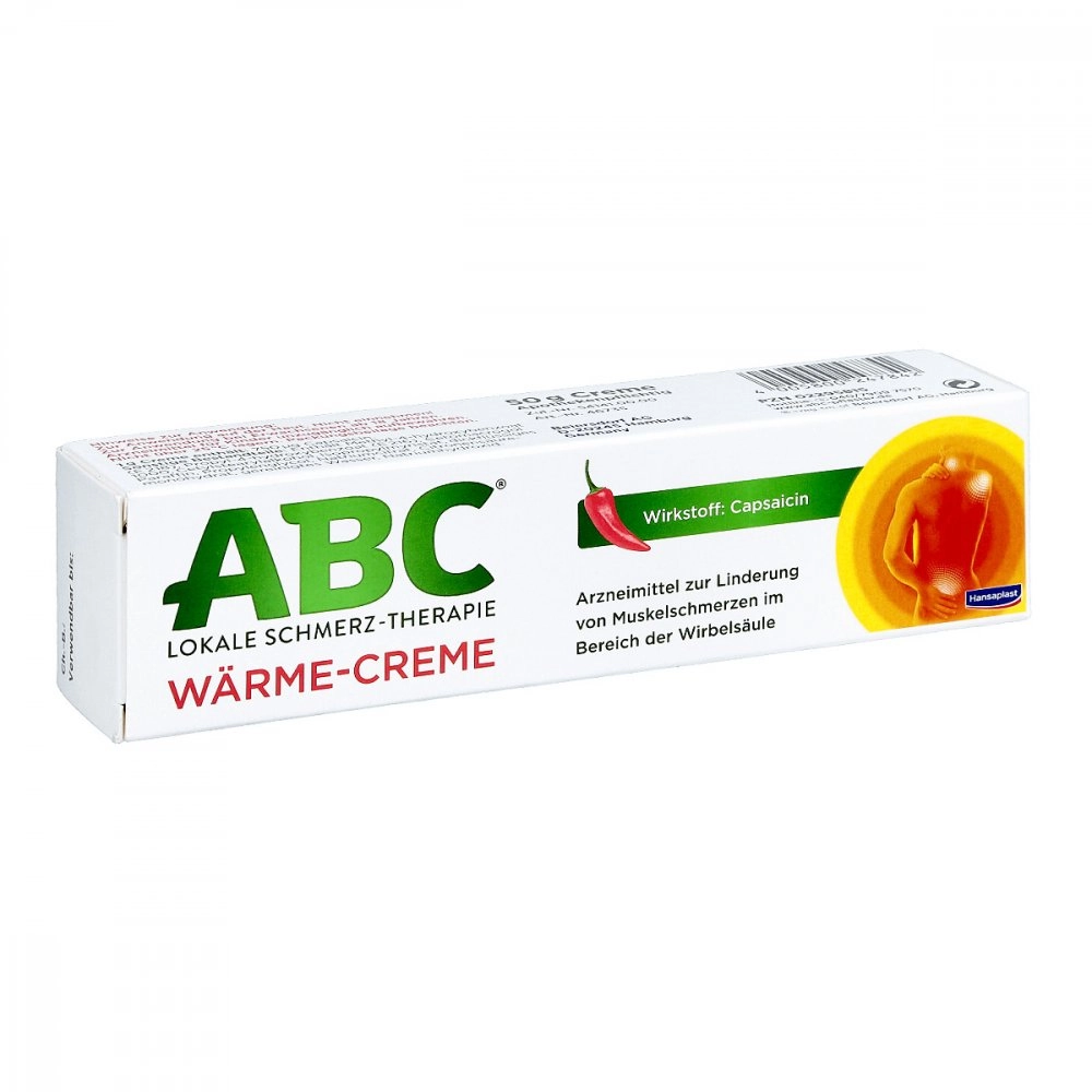 ABC Wärme-Creme Capsicum 0,75mg/g Hansaplast med