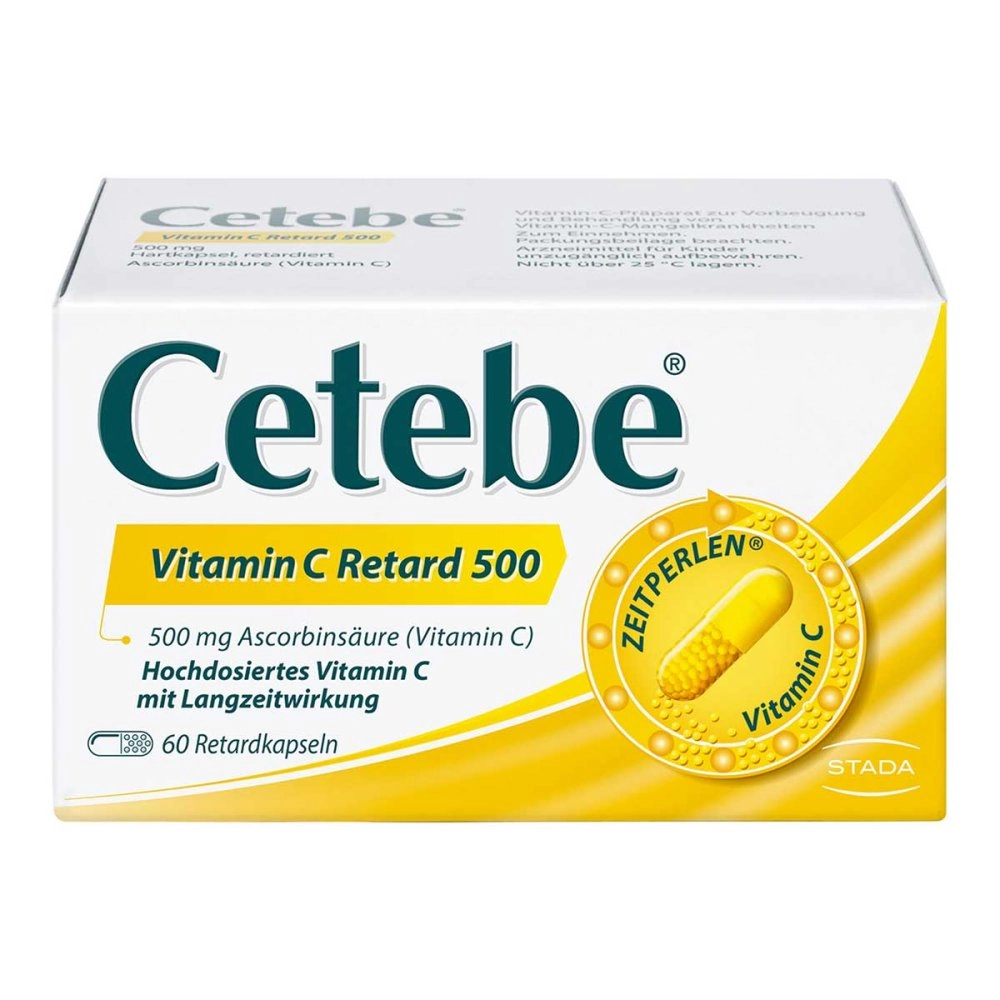 Cetebe Vitamin C Retardkapseln 500 mg