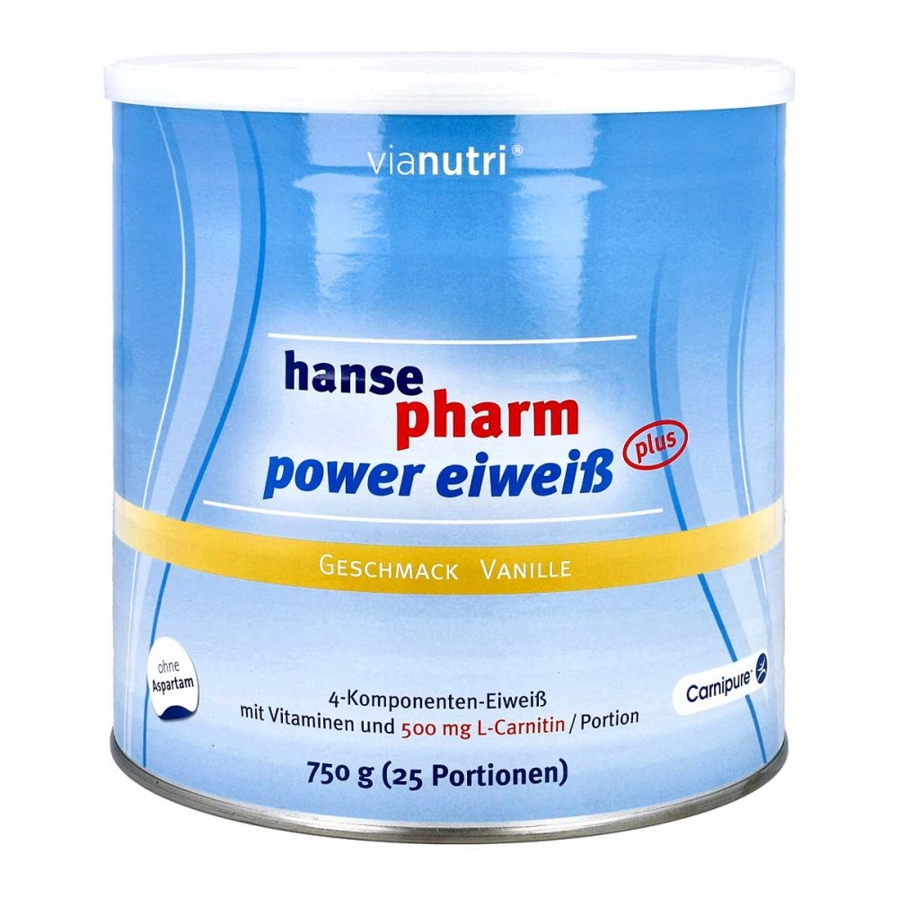 Hansepharm Power Eiweiss plus Vanille Pulver