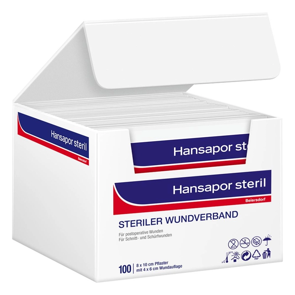 Hansapor steril Wundverband 8x10 cm
