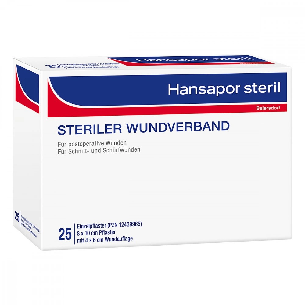 Hansapor steril Wundverband 8x10 cm