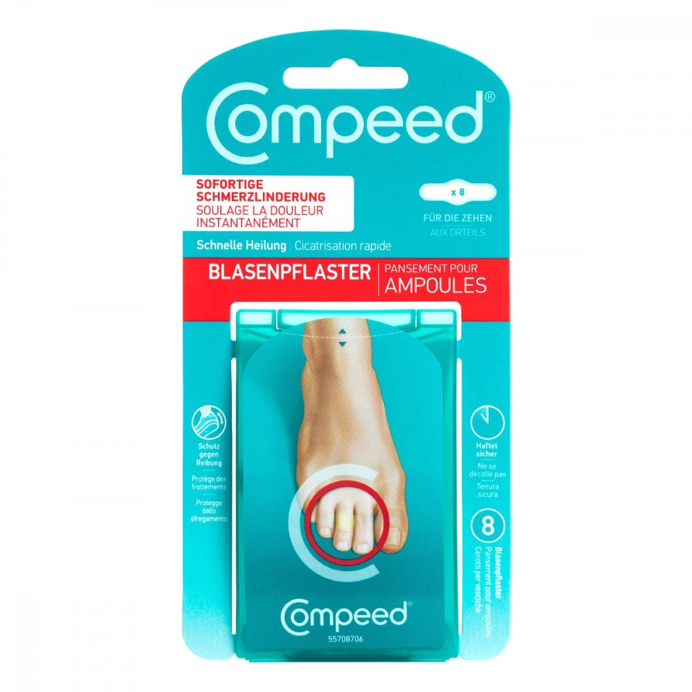 Compeed Blasenpflaster an den Zehen