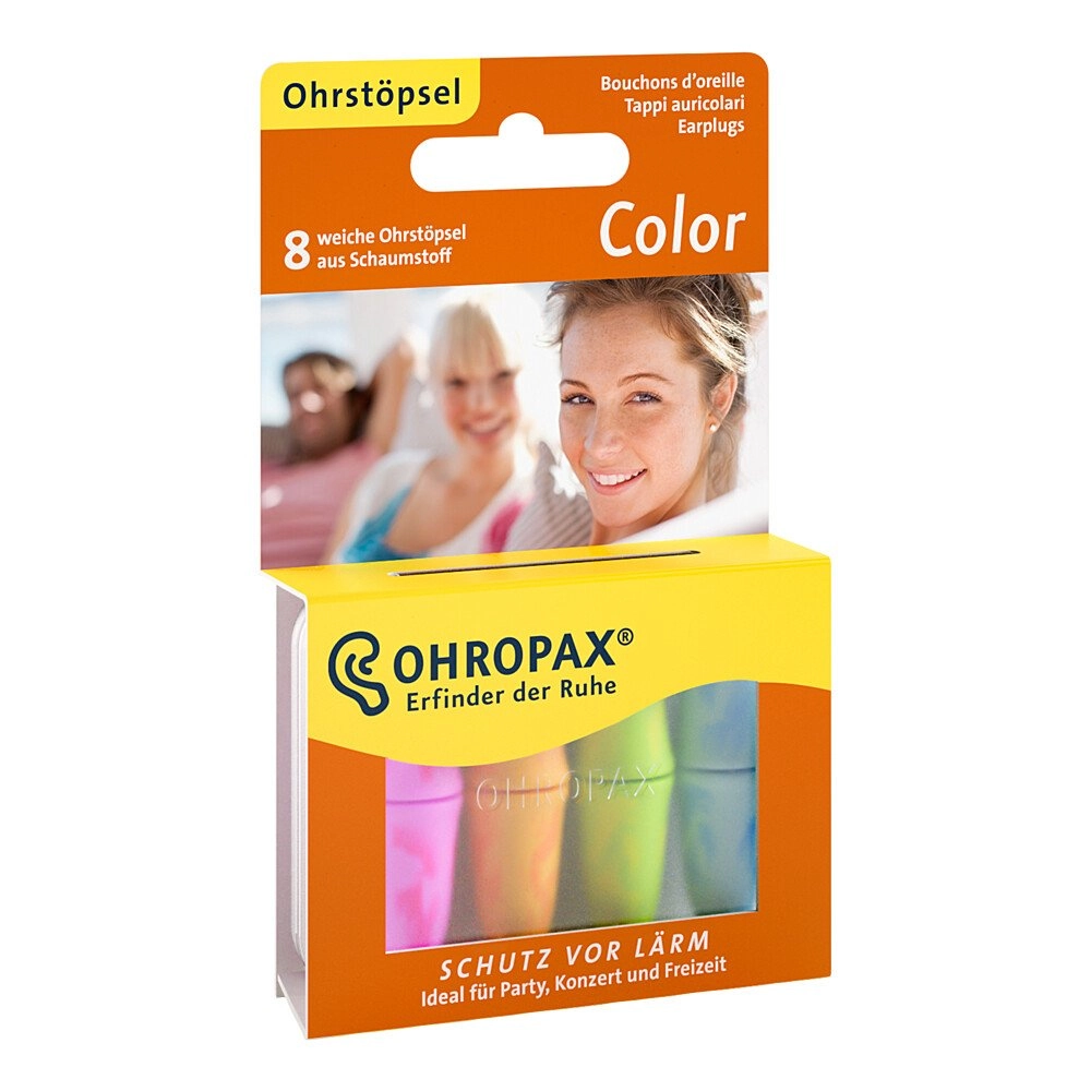 Ohropax Color Schaumstoff Stöpsel